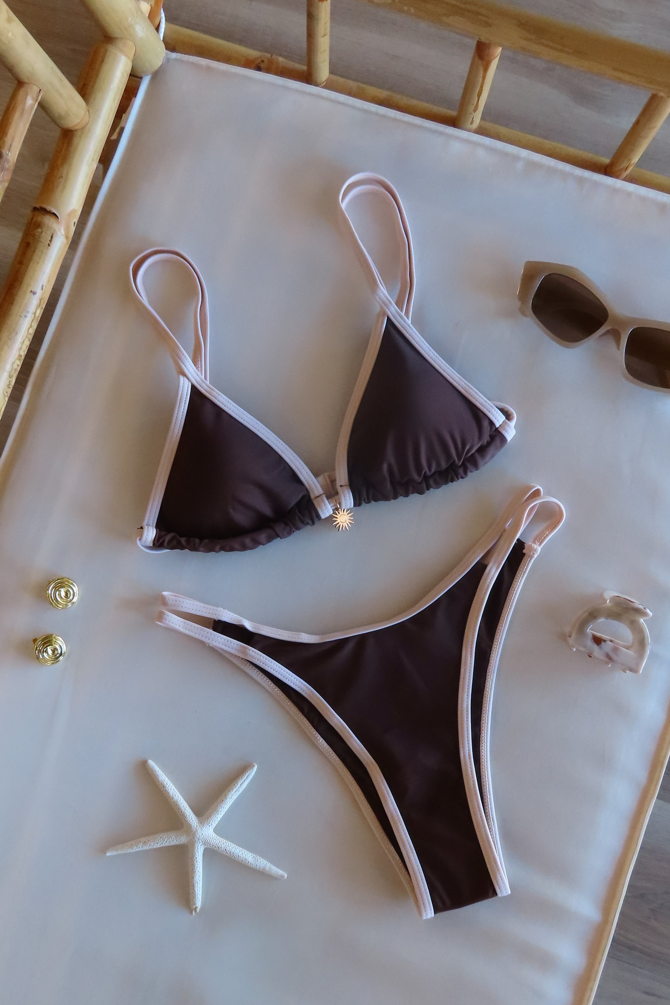  Pixelated Boutique, Women's Clothing, Outfit Inspo Spring, Summer fashion outfits, Spring fashion Inspo, Spring fits, Spring fashion inspo, winter dresses, women’s spring outfit 2026, Spring aesthetic, Spring Break, Vacation Bikini, Baithing suit, Womens swimsuit, polka dot, brown bikini 