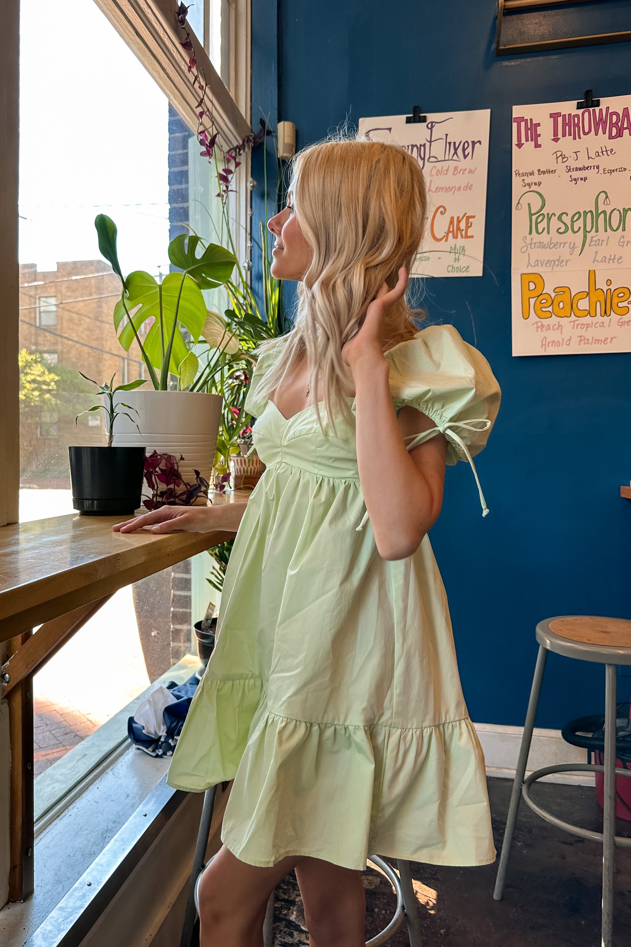 Green Dress, Pixelated Boutique, Women's Clothing, Women's Jewelry and Gifts, Online Shopping for Women, Latest Fashion Trends, Women's Boutique Clothing, Virginia Beach, Clothing Stores in Virginia Beach, Rush Dresses, Graduation Dresses, Cute Clothes, Aesthetic Trends, Quality Jewelry, East Coast Styles, College Styles, Spring Trends