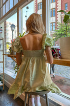 Green Dress, Pixelated Boutique, Women's Clothing, Women's Jewelry and Gifts, Online Shopping for Women, Latest Fashion Trends, Women's Boutique Clothing, Virginia Beach, Clothing Stores in Virginia Beach, Rush Dresses, Graduation Dresses, Cute Clothes, Aesthetic Trends, Quality Jewelry, East Coast Styles, College Styles, Spring Trends