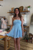 Blue Mini Dress, Pixelated Boutique, Women's Clothing, Women's Jewelry and Gifts, Online Shopping for Women, Latest Fashion Trends, Women's Boutique Clothing, Virginia Beach, Clothing Stores in Virginia Beach, Rush Dresses, Graduation Dresses, Cute Clothes, Aesthetic Trends, Quality Jewelry, East Coast Styles, College Styles, Spring Trends, Summer Styles