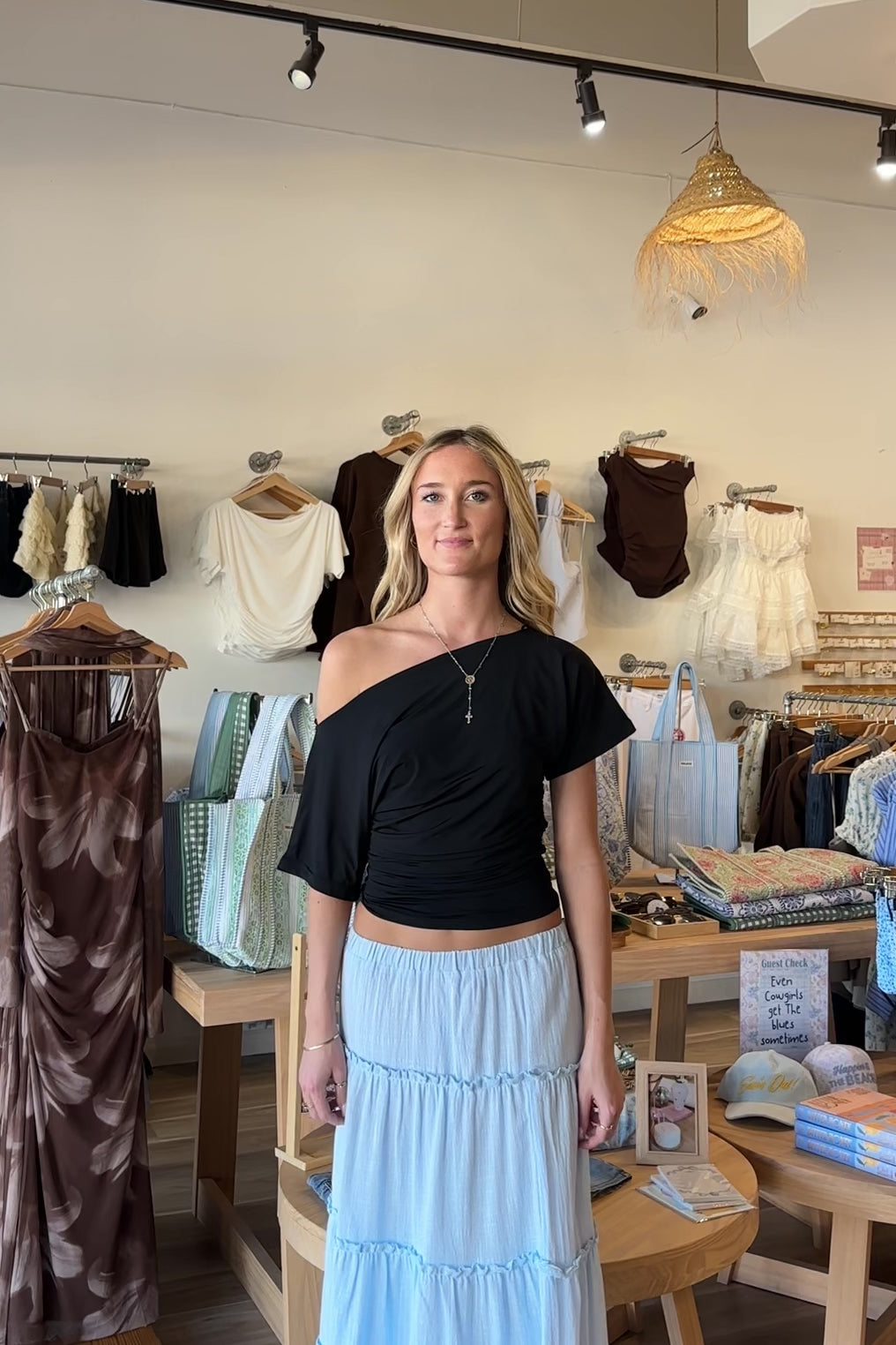 Pixelated Boutique, Women's Clothing, Online Shopping for Women, Fashion Trends 2026, Outfit Inspo, Virginia beach clothing stores, clothing stores in Virginia Beach, fashion outfits, fashion Inspo, women’s outfit 2026, outfit ideas, fashion, spring aesthetic, women’s spring outfit, spring style, spring break, black top, asymmetrical top, neutral style