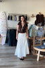 Pixelated Boutique, Women's Clothing, Online Shopping for Women, Fashion Trends 2026, Outfit Inspo, Virginia beach clothing stores, clothing stores in Virginia Beach, fashion outfits, fashion Inspo, women’s outfit 2026, outfit ideas, fashion, spring aesthetic, women’s spring outfit, spring style, spring break, blue maxi skirt, tiered skirt, blue skirt, summer skirt, spring skirt 