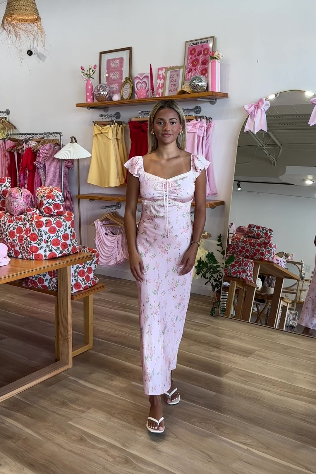 Pink Floral Maxi Dress, Pixelated Boutique, Women's Clothing, Women's Jewelry and Gifts, Online Shopping for Women, Latest Fashion Trends 2025, Virginia Beach Clothing Stores, Clothing Stores in Virginia Beach, Aesthetic Fashion Trends, East Coast Fashion Styles, Sustainable Women's Clothing, Unique Gift Ideas for Women, Fall Fashion, Fall Outfit Ideas, Fall Fashion Inspiration, Womens Style, Outfit Inspo, Back to School Styles, Back to School dress, Sorority Rush Dress