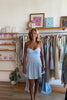 Blue Mini Dress, Pixelated Boutique, Women's Clothing, Women's Jewelry and Gifts, Online Shopping for Women, Virginia Beach Clothing Stores, Aesthetic, East Coast Fashion Styles, Women's Clothing, Fall Fashion, Fall Outfit Ideas, Fall Fashion Inspiration, Womens Style, Outfit Inspo, Back to School Styles, ootd