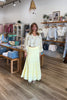 Yellow, tiered maxi skirt with elastic waistband and lining, boho fashion, summer outfit, summer maxi skirt, 757 Boutique, Online Shopping for Women, summer aesthetic, brunch outfit, vacation style, vacation outfits, beach boutique, beach fashion, beach outfits, women’s boutique clothing, boutique clothing for women