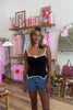 Pixelated Boutique, Women's Clothing, Women's Jewelry and Gifts, Online Shopping for Women, Virginia Beach Clothing Stores, Clothing Stores in Virginia Beach, Aesthetic Fashion Trends, East Coast Fashion Styles, Sustainable Women's Clothing, Unique Gift Ideas for Women, Womens Style, Outfit Inspo, Nautical Summer, Beach Girl, Summer Outfit, Summer Inspo, Summer Top, Going Out Top, Black Corset Top