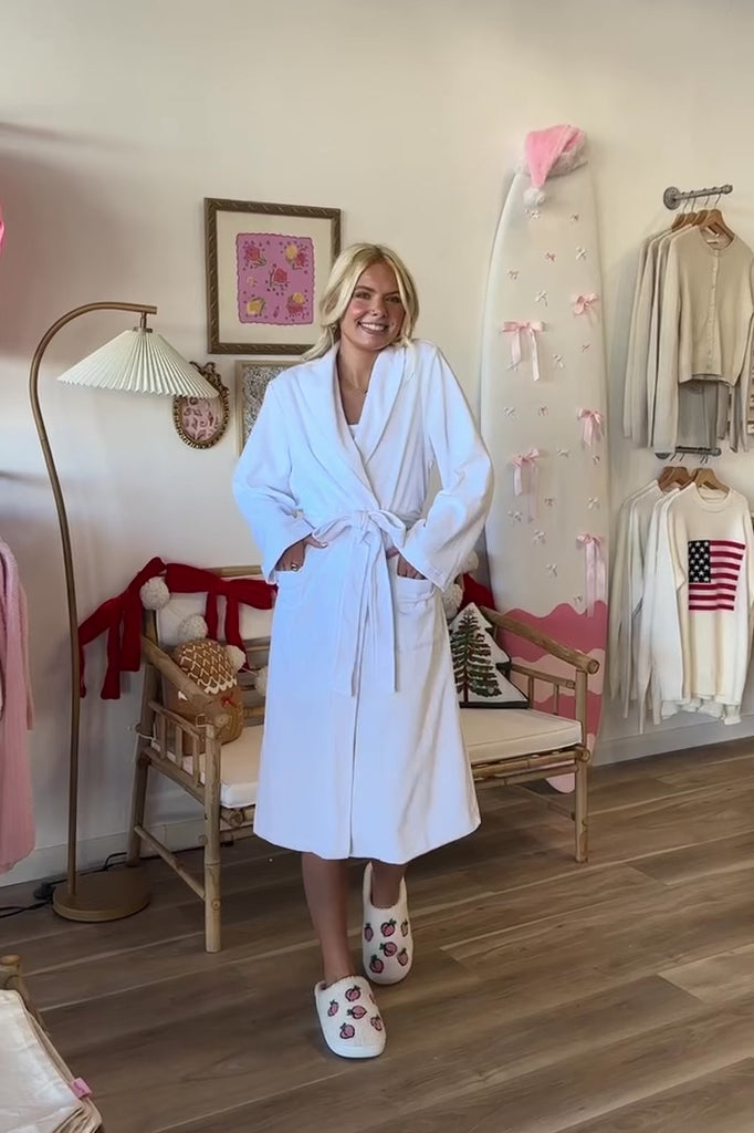 Cozy dream hotel robe, sunkissed coconut, Pixelated Boutique, Women's Clothing, Women's Jewelry and Gifts, Online Shopping for Women, Latest Fashion Trends 2024, Virginia Beach Clothing Stores, Homecoming Dresses, Fall/Winter 2024, Clothing Stores in Virginia Beach, Aesthetic Fashion Trends, East Coast Fashion Styles, Fall 2024 Fashion Trends, Holiday Styles, Sustainable Women's Clothing, Cozy styles, Unique Gift Ideas for Women