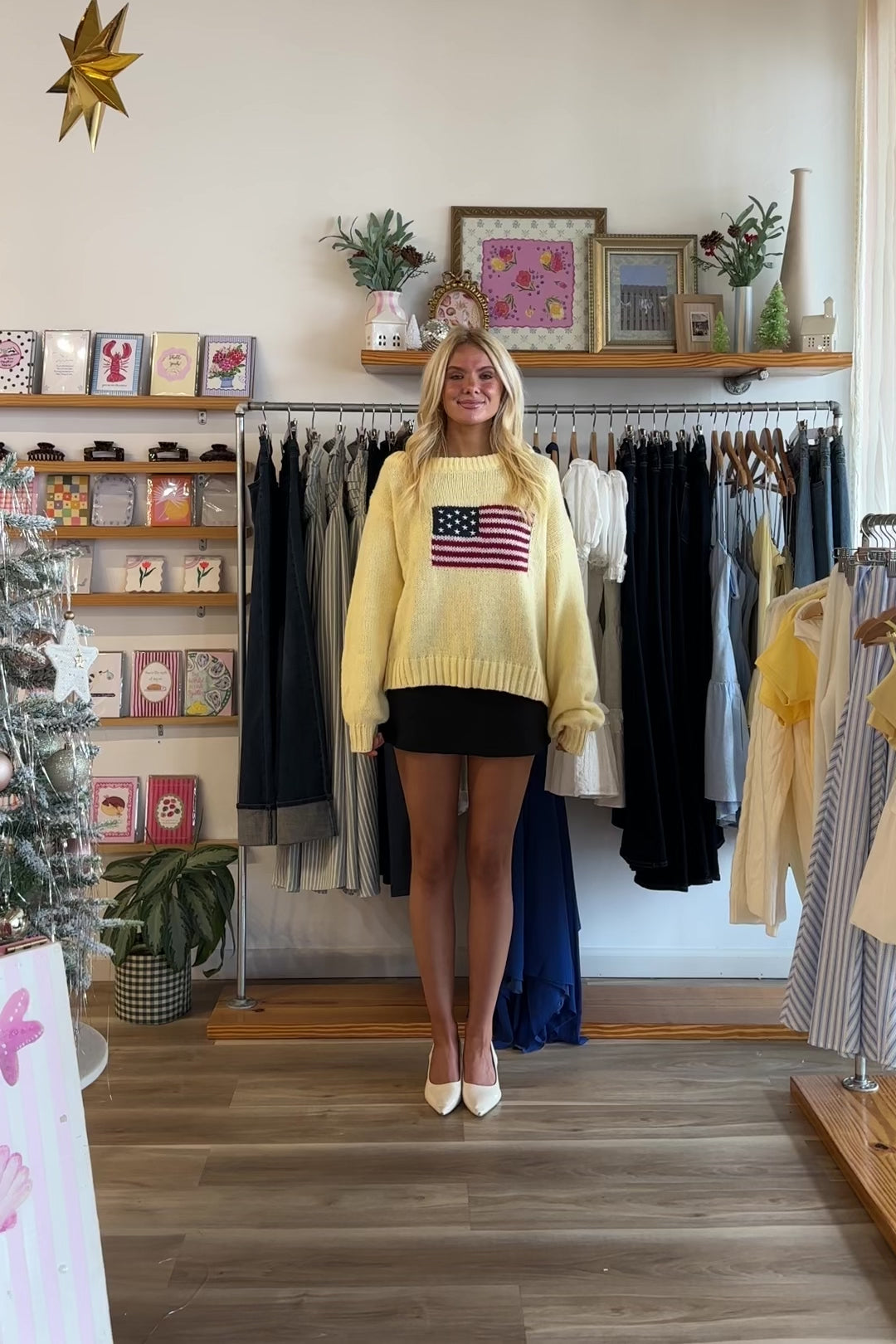 Pixelated Boutique, Women's Clothing, Outfit Inspo Winter, Winter fashion outfits, winter fashion Inspo, Winter fits, winter fashion inspo, winter dresses, women’s winter outfit 2025, outfit ideas, fashion, winter aesthetic, school outfits, women’s winter outfit, winter style, cozy style, warm winter outfits, winter school outfit, sweater weather, yellow sweater, oversized sweater 