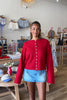 Pixelated Boutique, Women's Clothing, Women's Jewelry and Gifts, Online Shopping for Women, Virginia Beach Clothing Stores, Clothing Stores in Virginia Beach, Aesthetic Fashion Trends, East Coast Fashion Styles, Sustainable Women's Clothing, Unique Gift Ideas for Women, Womens Style, Outfit Inspo, Nautical Summer, Beach Girl, Summer Outfit, Summer Inspo, Red Cardigan, Back to School Clothes