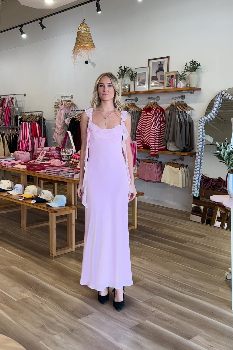 Pixelated Boutique, Women's Clothing, Online Shopping for Women, Fashion Trends 2026, Outfit Inspo, Virginia beach clothing stores, clothing stores in Virginia Beach, fashion outfits, fashion Inspo, women’s outfit 2026, outfit ideas, fashion, spring aesthetic, women’s spring outfit, spring style, spring break, maxi dress, pink dress, ruffled dress, spring dress, summer dress, wedding guest dress 