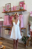 Pixelated Boutique, Women's Clothing, Women's Jewelry and Gifts, Online Shopping for Women, Virginia Beach Clothing Stores, Clothing Stores in Virginia Beach, Aesthetic Fashion Trends, East Coast Fashion Styles, Sustainable Women's Clothing, Unique Gift Ideas for Women, Womens Style, Outfit Inspo, Nautical Summer, Beach Girl, Summer Outfit, Summer Inspo, White Mini Dress, Sorority Rush Dress