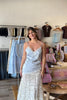 Blue, satin cami top with lace trim, asymmetrical hem, adjustable straps, and side zipper
757 Boutique, Online Shopping for Women, summer aesthetic, brunch outfit, vacation style, vacation outfits, beach boutique, beach fashion, beach outfits, women’s boutique clothing, boutique clothing for women, coastal cowgirl outfits, coastal aesthetic clothing, business casual, concert outfit, 2000s fashion