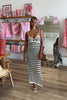 Pixelated Boutique, Women's Clothing, Women's Jewelry and Gifts, Online Shopping for Women, Virginia Beach Clothing Stores, Clothing Stores in Virginia Beach, Aesthetic Fashion Trends, East Coast Fashion Styles, Sustainable Women's Clothing, Unique Gift Ideas for Women, Womens Style, Outfit Inspo, Nautical Summer, Beach Girl, Summer Outfit, Summer Inspo, Maxi Dress, Elegance, Chic, Striped Crochet Dress