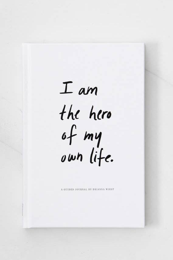 I Am The Hero Of My Own Life Guided Journal - Lifestyle - Pixelated Boutique, online shopping, virginia beach boutique, clothing store, boho, modern bohemian, cute aesthetic store