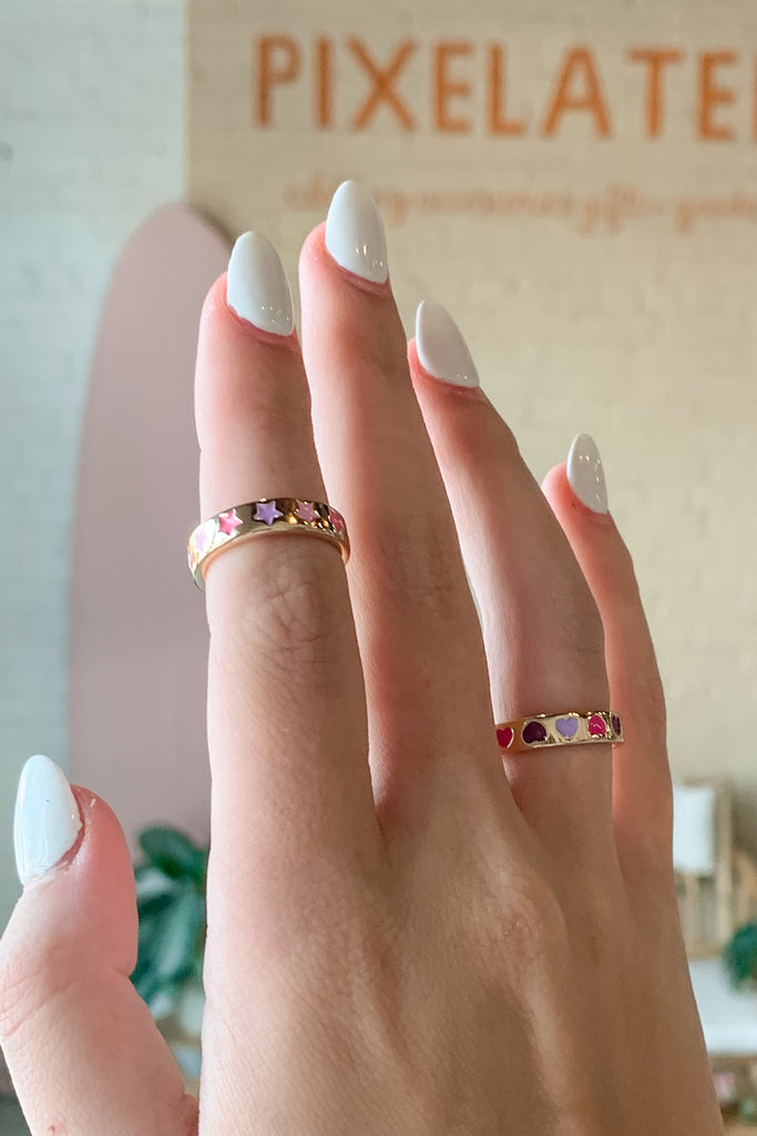 Got My Heart Ring by Pixelated - Jewelry - Pixelated Boutique, online shopping, virginia beach boutique, clothing store, boho, modern bohemian, cute aesthetic store
