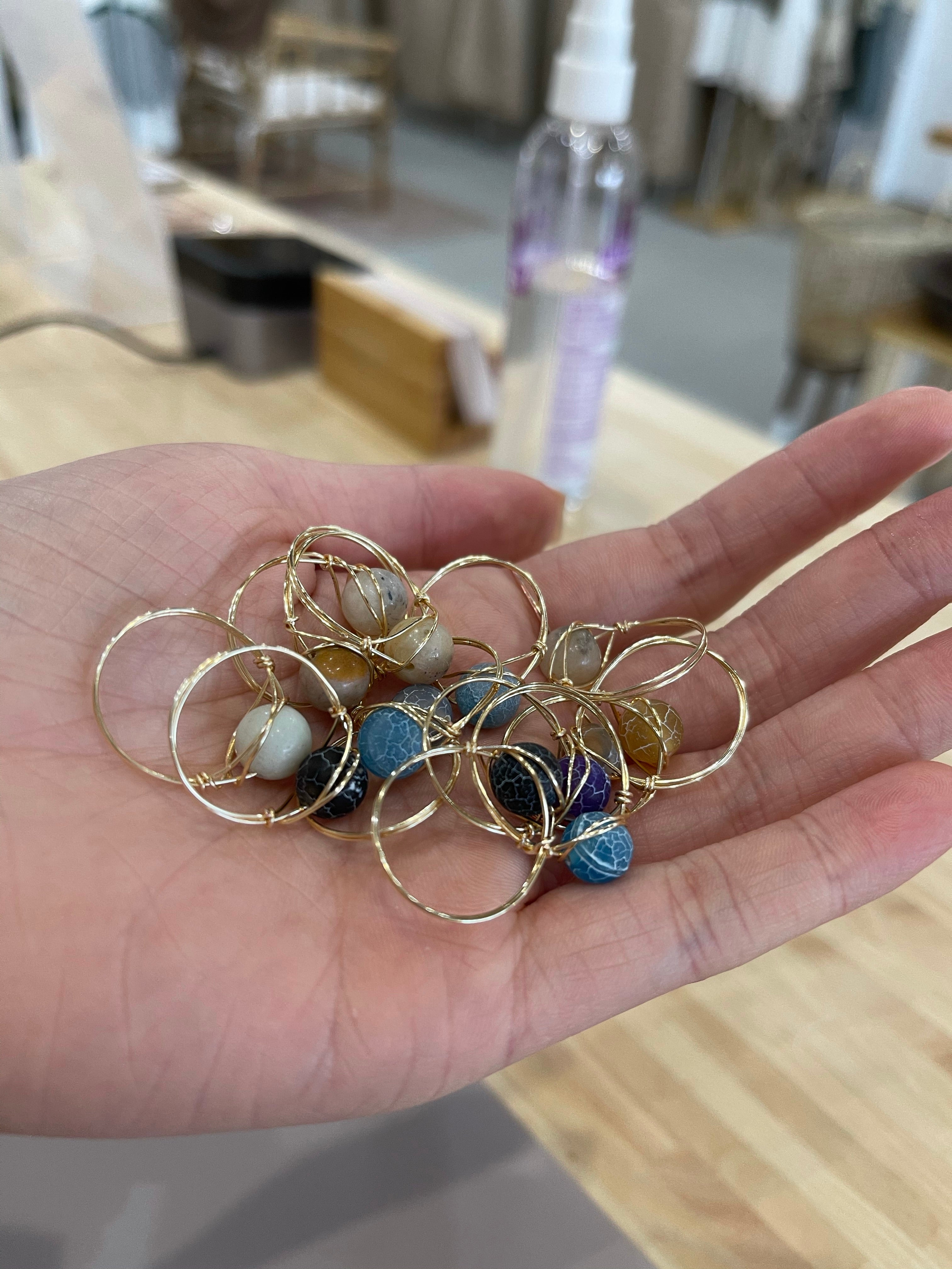 Handmade wrap ring with semi-precious stone.Pixelated Boutique, Women's Clothing, Women's Jewelry and Gifts, Online Shopping for Women, Latest Fashion Trends 2025, Virginia Beach Clothing Stores, Clothing Stores in Virginia Beach, Aesthetic Fashion Trends, East Coast Fashion Styles, Spring Fashion, Sustainable Women's Clothing, Unique Gift Ideas for Women, Spring Fashion, Spring Outfit Ideas, Spring Fashion Inspiration, Womens Style, Outfit Inspo