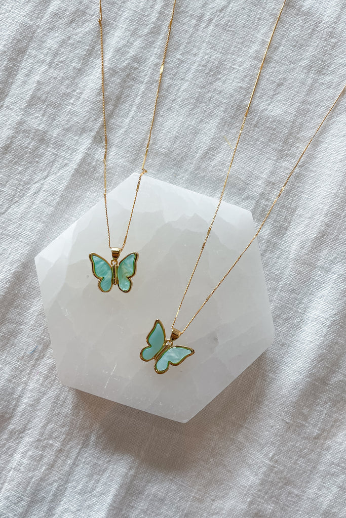 Mariposa Necklace by Pixelated - Jewelry - Pixelated Boutique, online shopping, virginia beach boutique, clothing store, boho, modern bohemian, cute aesthetic store