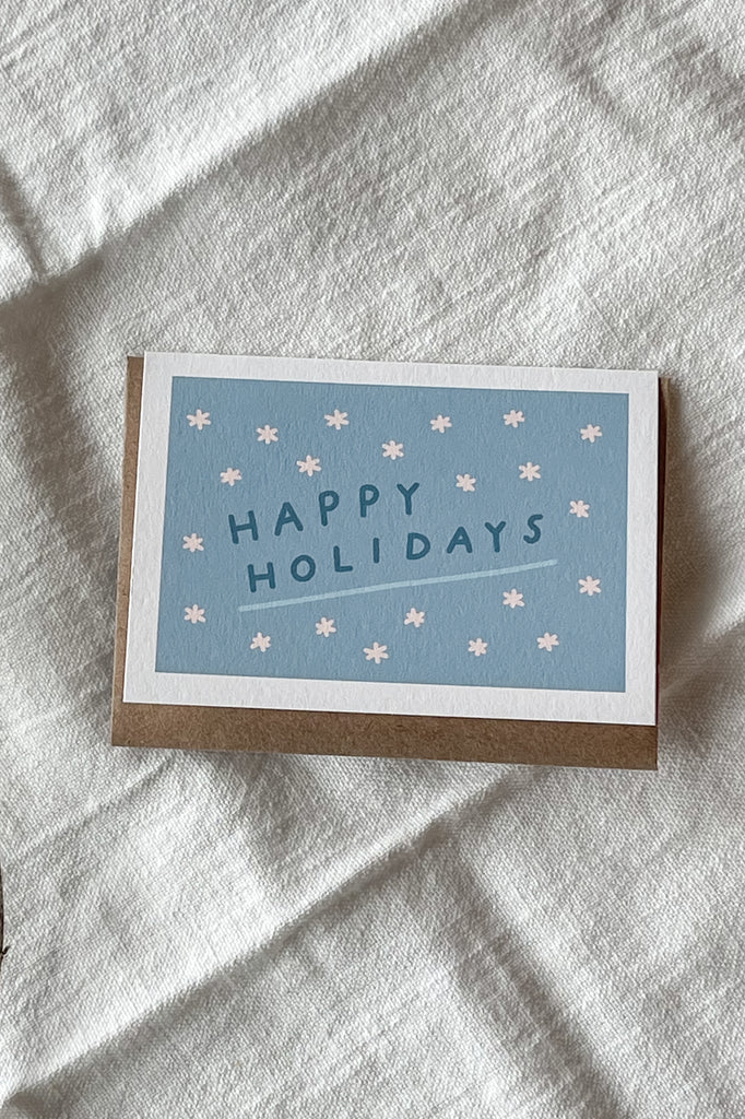 Tiny Card - Happy Holidays - Greeting Cards - Pixelated Boutique, online shopping, virginia beach boutique, clothing store, boho, modern bohemian, cute aesthetic store